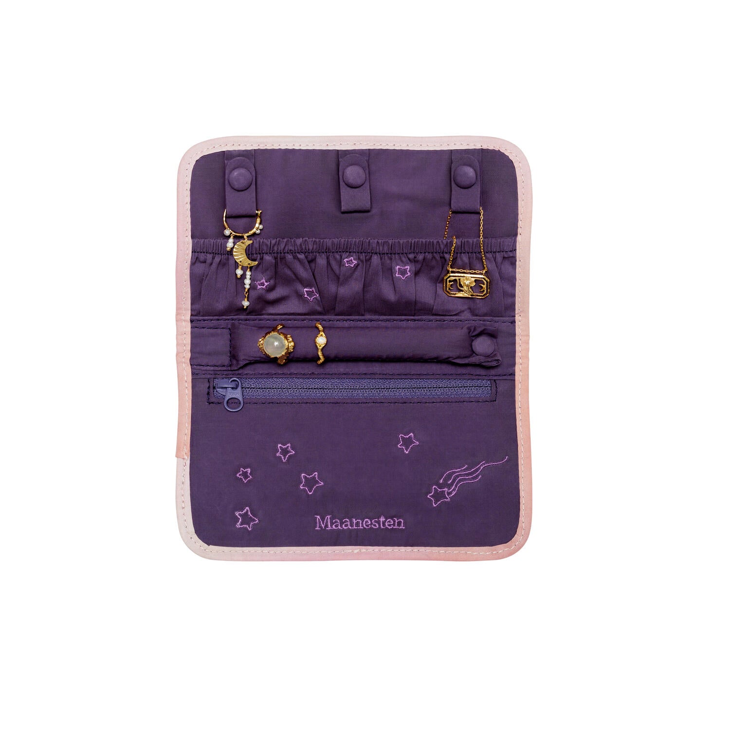 Smykke clutch - Moon & Stars Rose